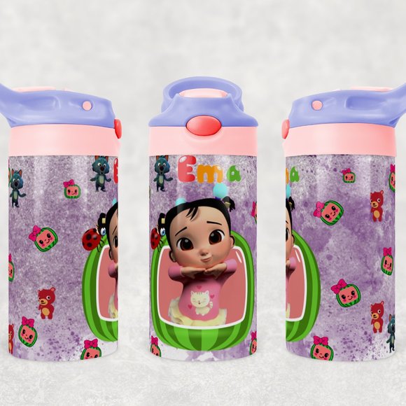 cocomelon for girls stainless steel/water bottle personalized - Picture 1 of 5